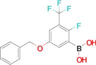 5-(Benzyloxy)-2-fluoro-3-(trifluoromethyl)phenylboronic acid