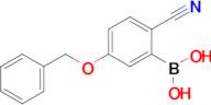 5-(Benzyloxy)-2-cyanophenylboronic acid