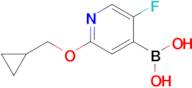 2-(Cyclopropylmethoxy)-5-fluoropyridine-4-boronic acid