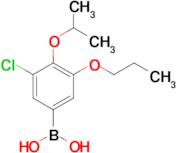 3-Chloro-4-isopropoxy-5-propoxyphenylboronic acid