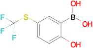 2-Hydroxy-5-(trifluoromethylthio)phenylboronic acid