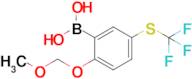 2-(Methoxymethoxy)-5-(trifluoromethylthio)phenylboronic acid