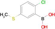 2-Chloro-5-(methylsulfanyl)phenylboronic acid