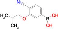 4-Cyano-3-isobutoxyphenylboronic acid