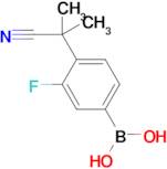 4-(1-Cyano-1-methylethyl)-3-fluorophenylboronic acid