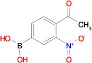 4-Acetyl-3-nitrophenylboronic acid