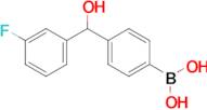 4-[(3-Fluorophenyl)(hydroxy)methyl]phenylboronic acid