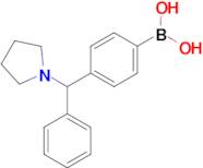 {4-[Phenyl(pyrrolidin-1-yl)methyl]phenyl}boronic acid