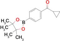 Cyclopropyl(4-(4,4,5,5-tetramethyl-1,3,2-dioxaborolan-2-yl)phenyl)methanone