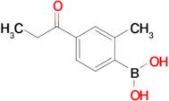 2-Methyl-4-propanoylphenylboronic acid
