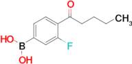 3-Fluoro-4-pentanoylphenylboronic acid