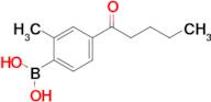 2-Methyl-4-pentanoylphenylboronic acid