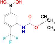 3-(t-Butoxycarbonyl)amino-4-(trifluoromethyl)phenylboronic acid