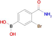 3-Bromo-4-carbamoylphenylboronic acid