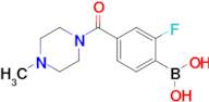 2-Fluoro-4-(4-methyl-1-piperazinylcarbonyl)benzeneboronic acid