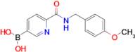 6-(4-Methoxybenzylcarbamoyl)pyridine-3-boronic acid