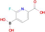 6-Carboxy-2-fluoropyridine-3-boronic acid