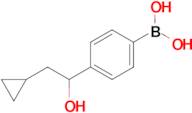 4-(2-Cyclopropyl-1-hydroxyethyl)phenylboronic acid