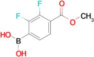 2,3-Difluoro-4-(methoxycarbonyl)phenylboronic acid