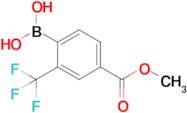 4-(Methoxycarbonyl)-2-(trifluoromethyl)phenylboronic acid