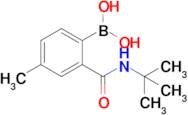 2-(t-Butylcarbamoyl)-4-methylphenylboronic acid