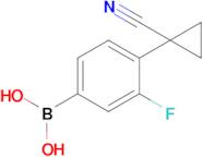 4-(1-Cyanocyclopropyl)-3-fluorophenylboronic acid