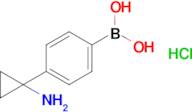 (4-(1-Aminocyclopropyl)phenyl)boronic acid hydrochloride