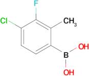 4-Chloro-3-fluoro-2-methylphenylboronic acid