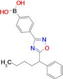 4-[5-(1-Phenylpentyl)-1,2,4-oxadiazol-3-yl]phenylboronic acid