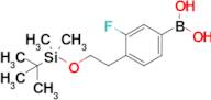 4-[2-(tert-Butyldimethylsilyloxy)ethyl]-3-fluorophenylboronic acid