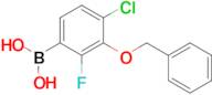 3-Benzyloxy-4-chloro-2-fluorophenylboronic acid