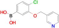 4-Chloro-3-(pyridin-3-ylmethoxy)phenylboronic acid