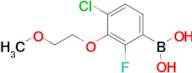 4-Chloro-2-fluoro-3-(2-methoxyethoxy)phenylboronic acid