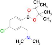 1-(5-Chloro-2-(4,4,5,5-tetramethyl-1,3,2-dioxaborolan-2-yl)phenyl)-N,N-dimethylmethanamine