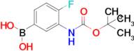 3-(tert-Butoxycarbonylamino)-4-fluorophenylboronic acid