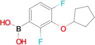 3-(Cyclopentyloxy)-2,4-difluorophenylboronic acid