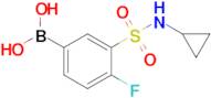 3-(Cyclopropylsulfamoyl)-4-fluorophenylboronic acid