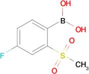 4-Fluoro-2-(methylsulfonyl)phenylboronic acid