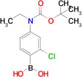 4-(N-Boc-N-ethylamino)-2-chlorophenylboronic acid