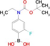 4-(N-Boc-N-Ethylamino)-2-fluorophenylboronic acid