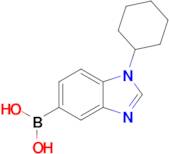 (1-Cyclohexyl-1,3-benzodiazol-5-yl)boronic acid
