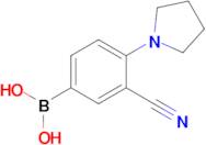 3-Cyano-4-pyrrolidinophenylboronic acid