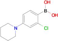 2-Chloro-4-(piperidin-1-yl)phenylboronic acid