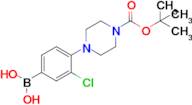 4-(4-Boc-Piperazino)-3-chlorophenylboronic acid