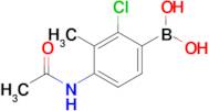 4-Acetamido-2-chloro-3-methylphenylboronic acid