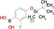 4-(tert-Butyldimethylsilyloxy)-3-chloro-2-fluorophenylboronic acid