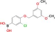 3-Chloro-4-(3',5'-dimethoxybenzyloxy)phenylboronic acid