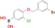 3-Chloro-4-(3'-bromobenzyloxy)phenylboronic acid