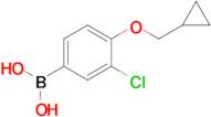 3-Chloro-4-(cyclopropylmethoxy)phenylboronic acid