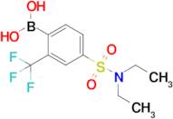 4-(N,N-Diethylsulfamoyl)-2-trifluoromethylphenylboronic acid